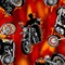 Motorcycle Fleece Fabric | Free Shipping | Buy More & Save More